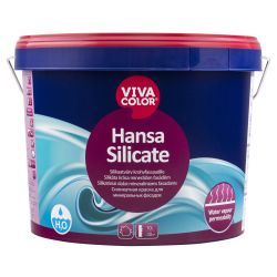Krāsa mūra fasādēm hansa silicat 9l sa