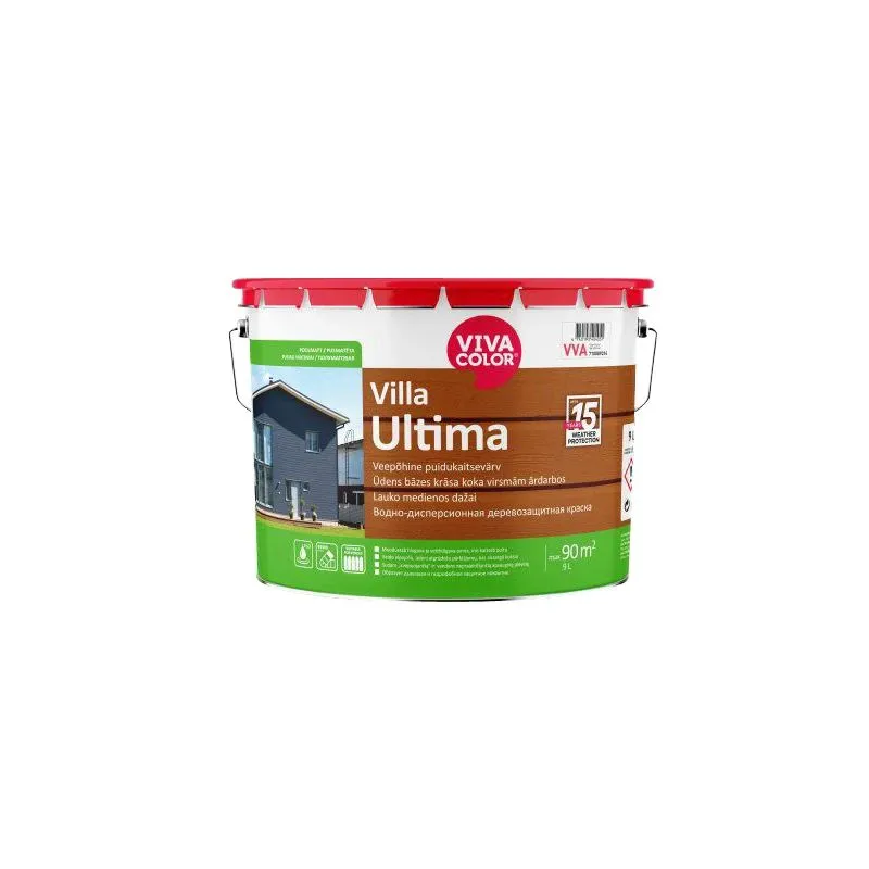 Fasāžu krāsa Vivacolor, balta, 9 l
