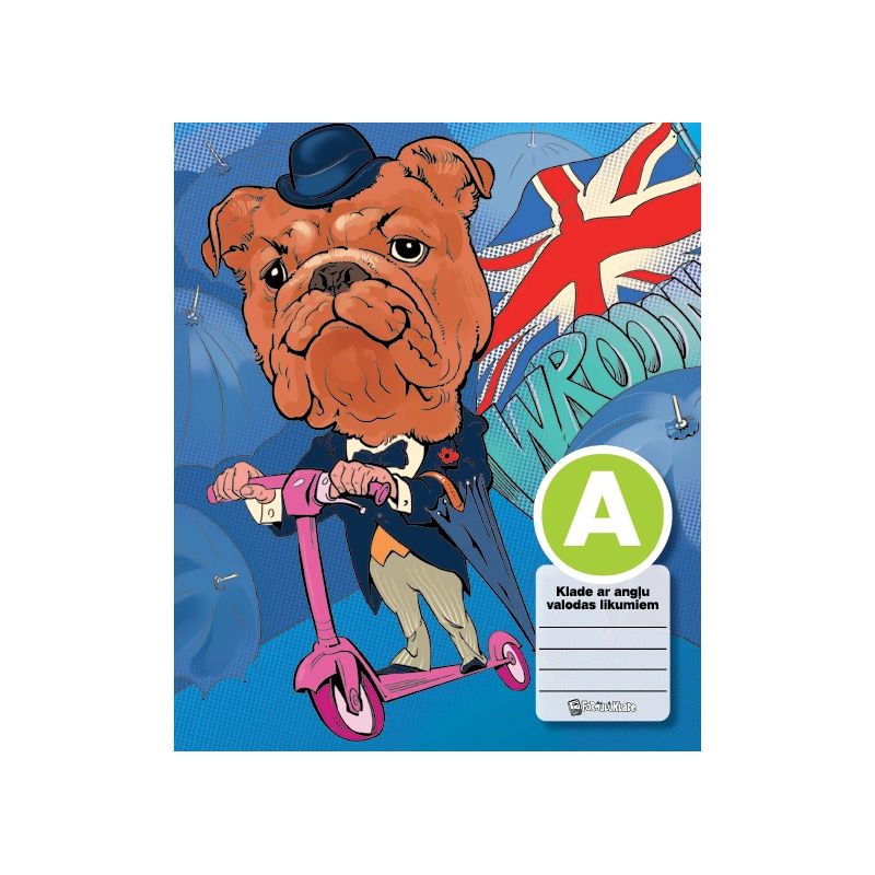 Angļu valodas likumu klade, b5, 36 lapas