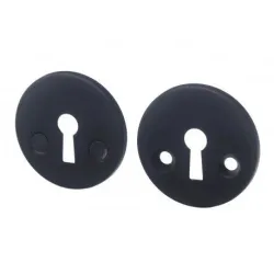 Крышки замочных скважин Valnes, черный цв., 5 см