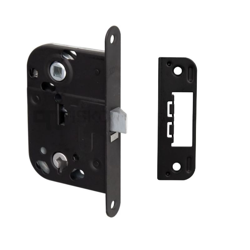 Slēdzenes ar pretplāksni melna