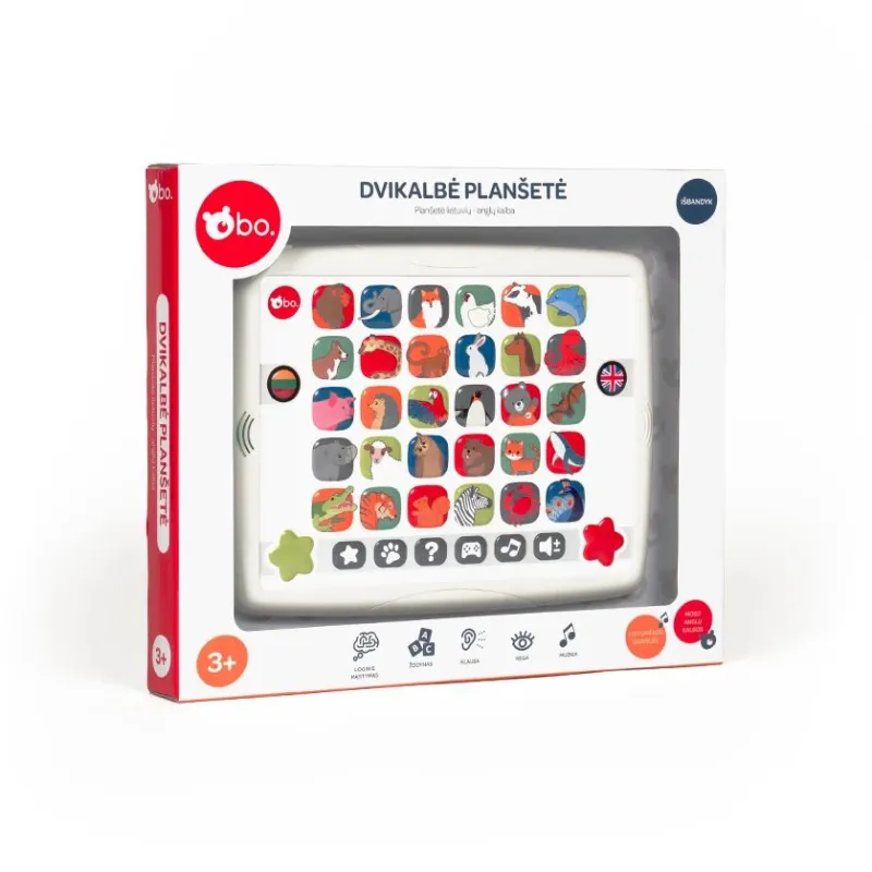 bo. Educational Toy - Bilingual Tablet ,Lithuanian lang.,