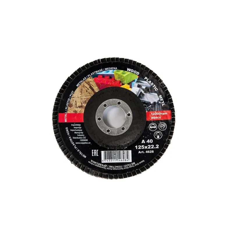 Slīpēšanas disks Industry 4628, 125 mm x 22.2 mm