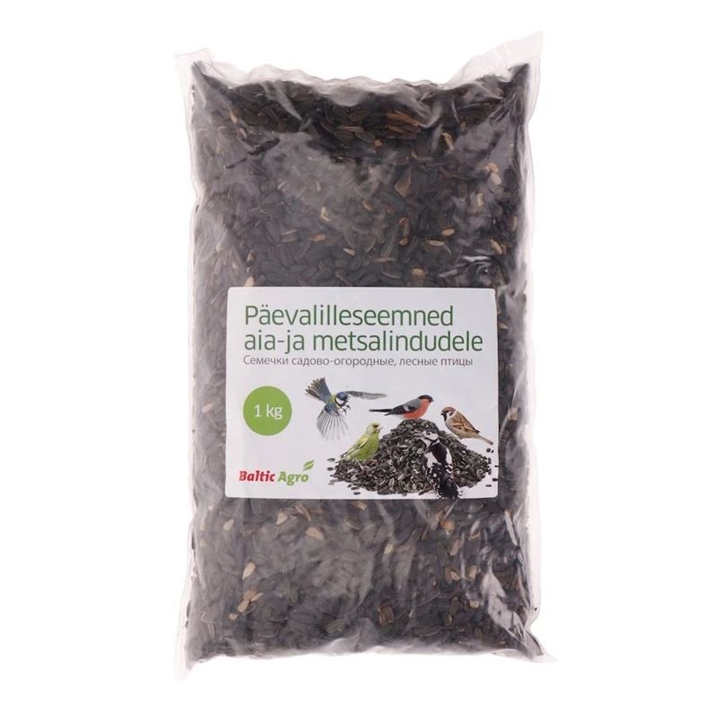 Barība putniem ,saulespuķu sēklas, 1kg