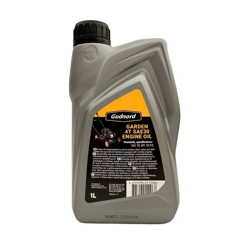 Motoreļļa garden 4t sae30 1l gudnord