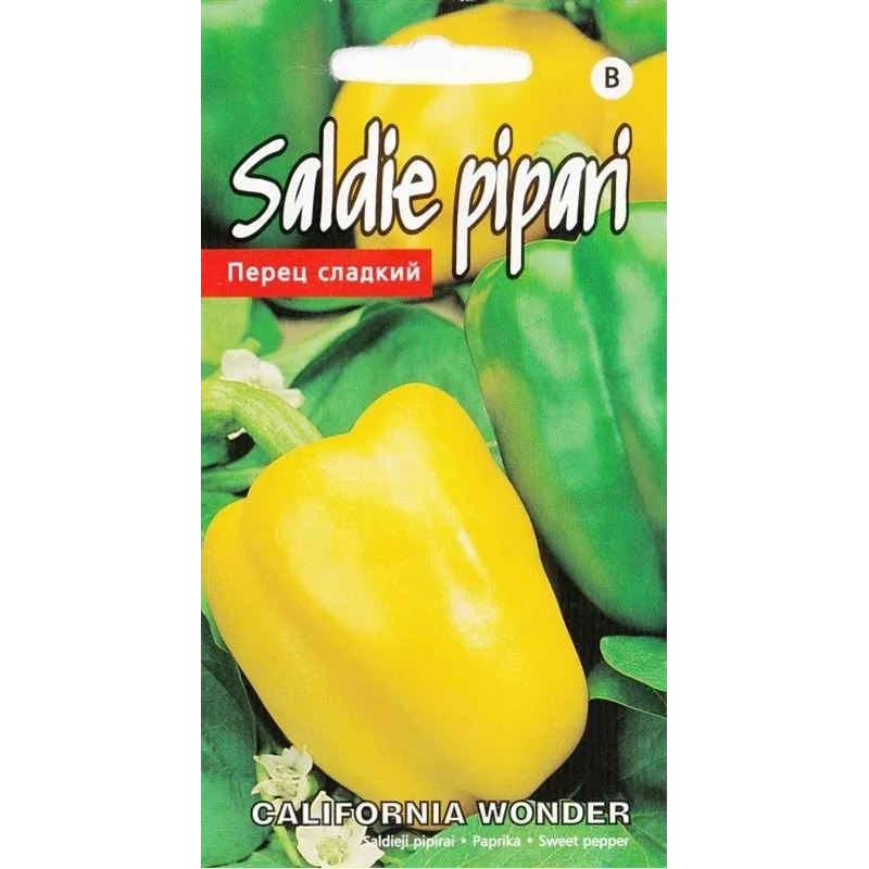 Sēklas, paprika California Wonder, 6 g
