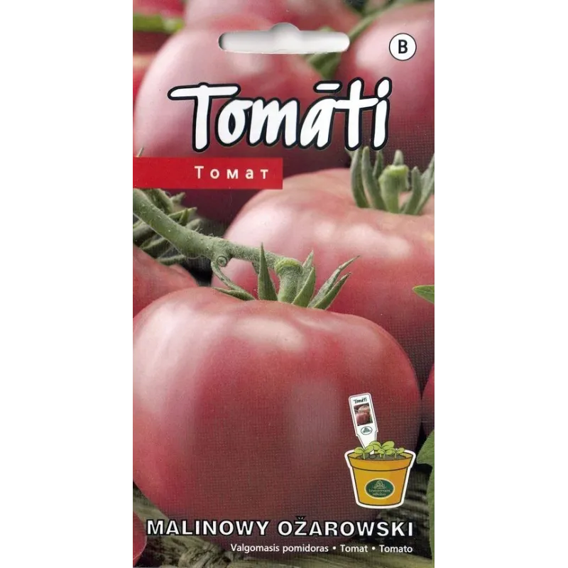 Sēklas Kurzemes sēklas, tomāti Malinowy Ożarowski, 0.1 g