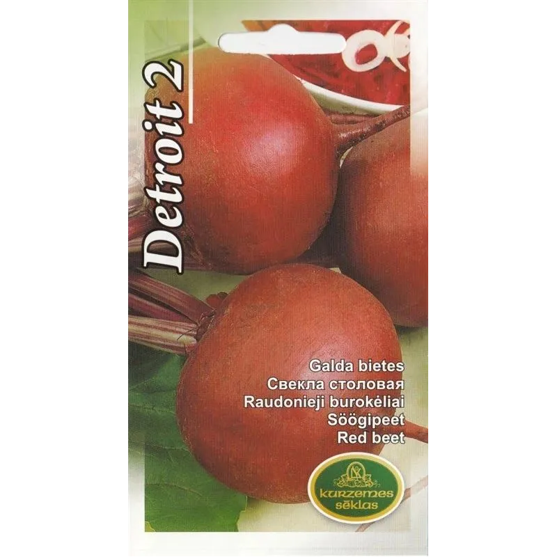 Sēklas Kurzemes sēklas, galda bietes Detroit 2, 5 g