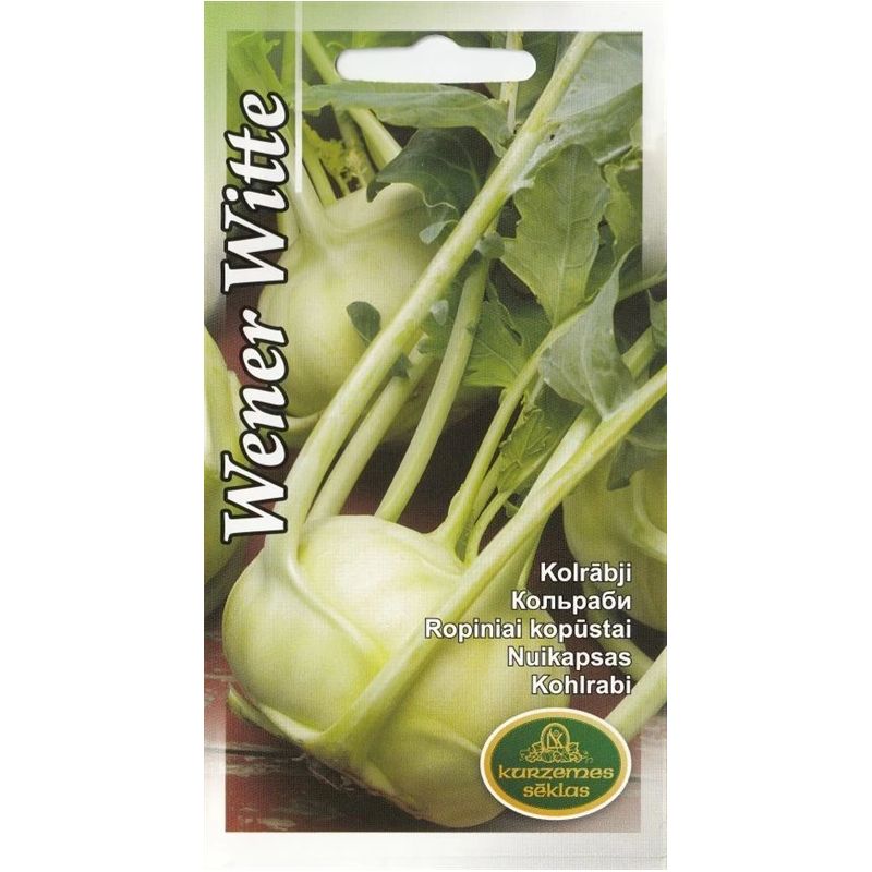 Sēklas kolrābji wener witte