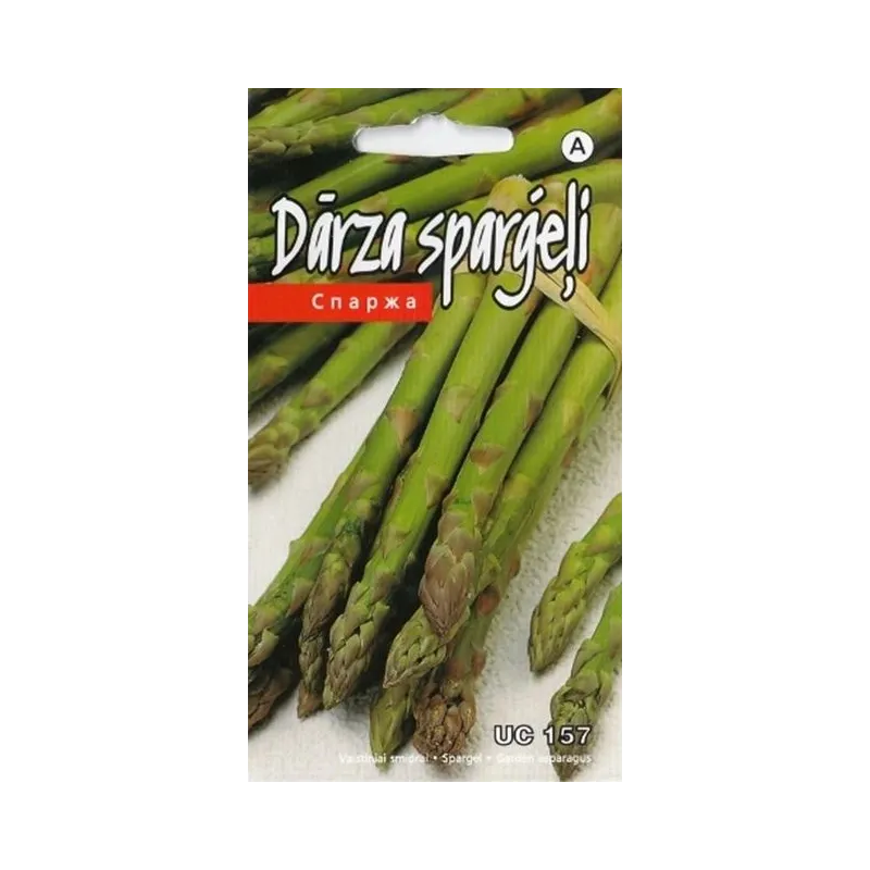 Sēklas Kurzemes sēklas, sparģeļi UC 157, 3 g