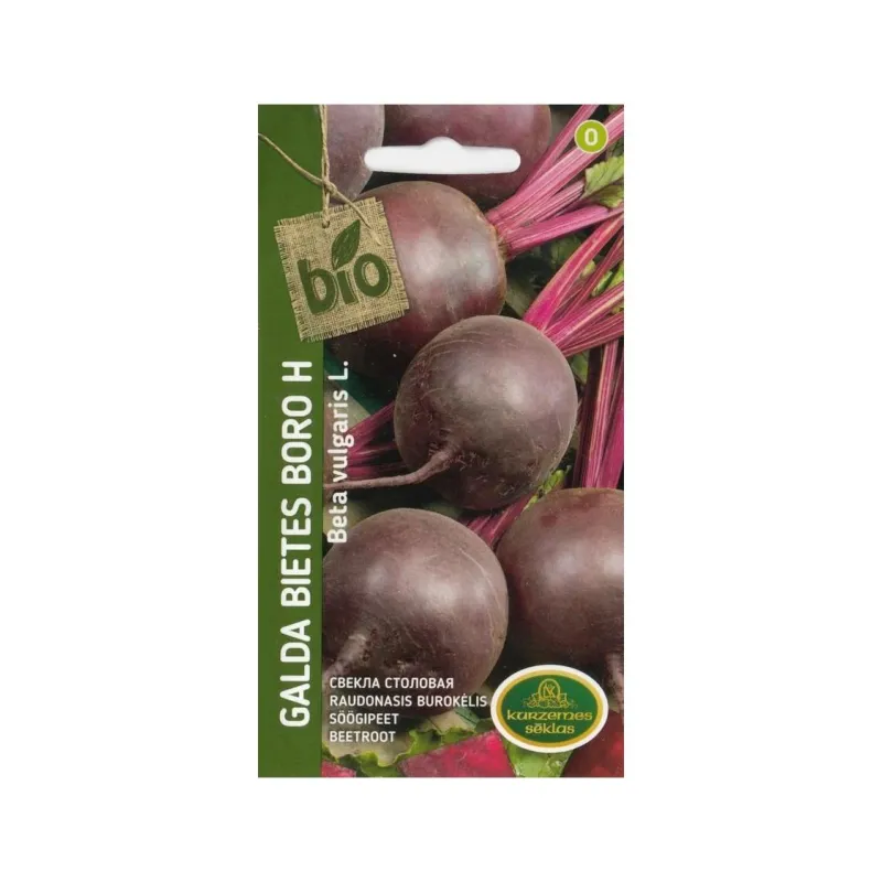 Sēklas Kurzemes sēklas, galda bietes Boro H Bio, 2 g