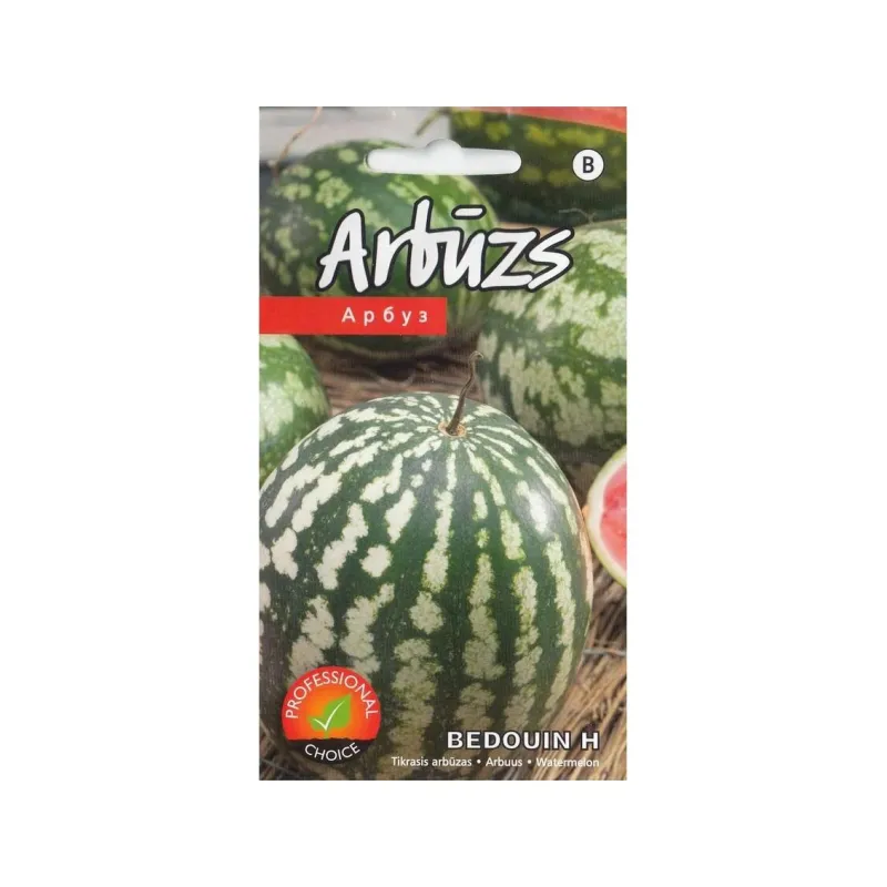 Sēklas Kurzemes sēklas, arbūzs Bedouine H, 5 sēklas