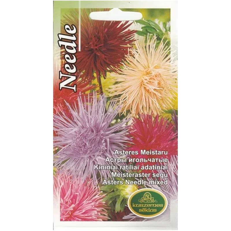 Sēklas Kurzemes sēklas asteres Needle, 0.5 g