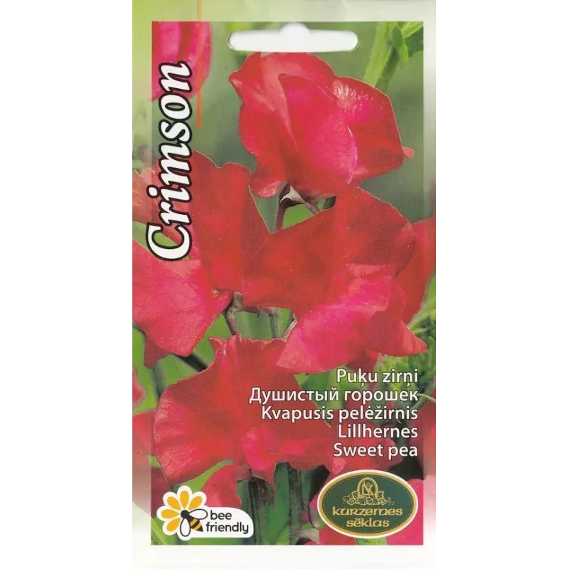 Sēklas Kurzemes sēklas, zirņi Crimson, 2 g