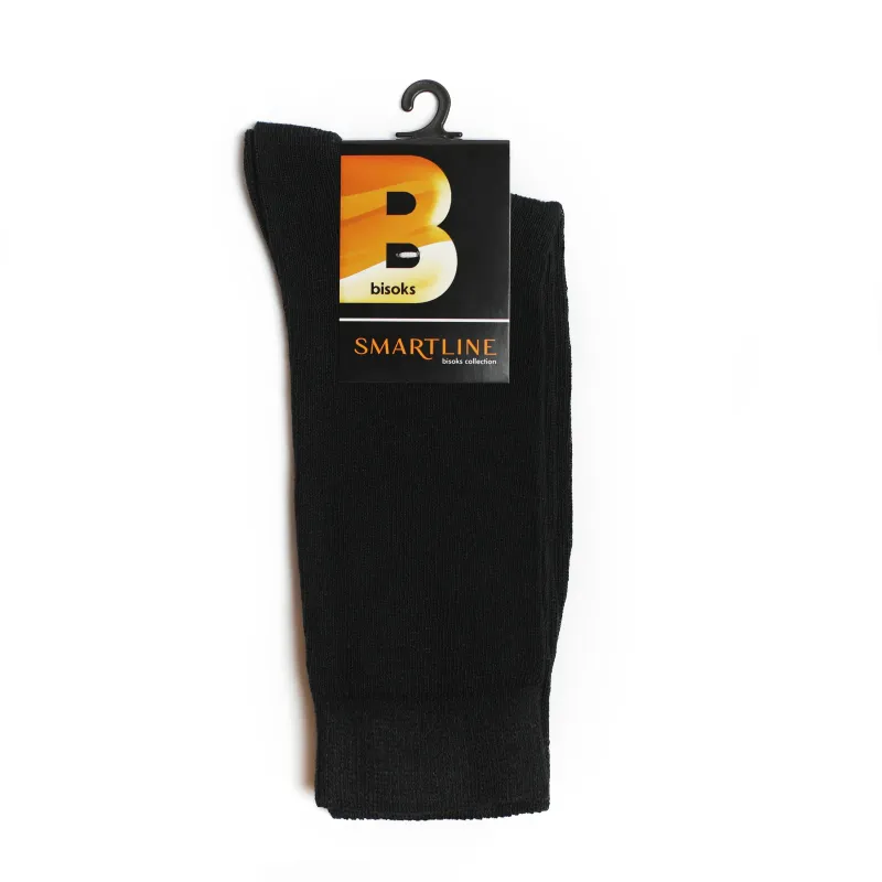 Vīriešu zeķes Bisoks, melna krās., 39-42