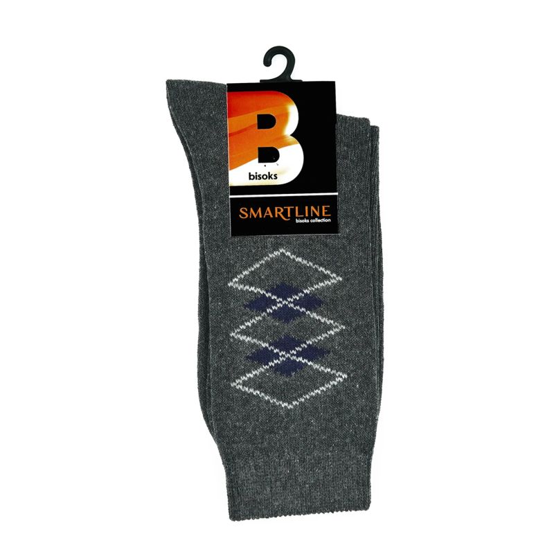 Мужские носки Bisoks 12162, антрацитовый цв., 43-46