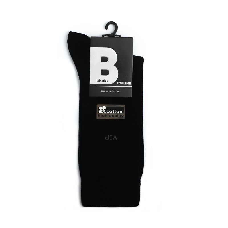 Zeķes vīr. kl. bisoks 12247 melna 39-42