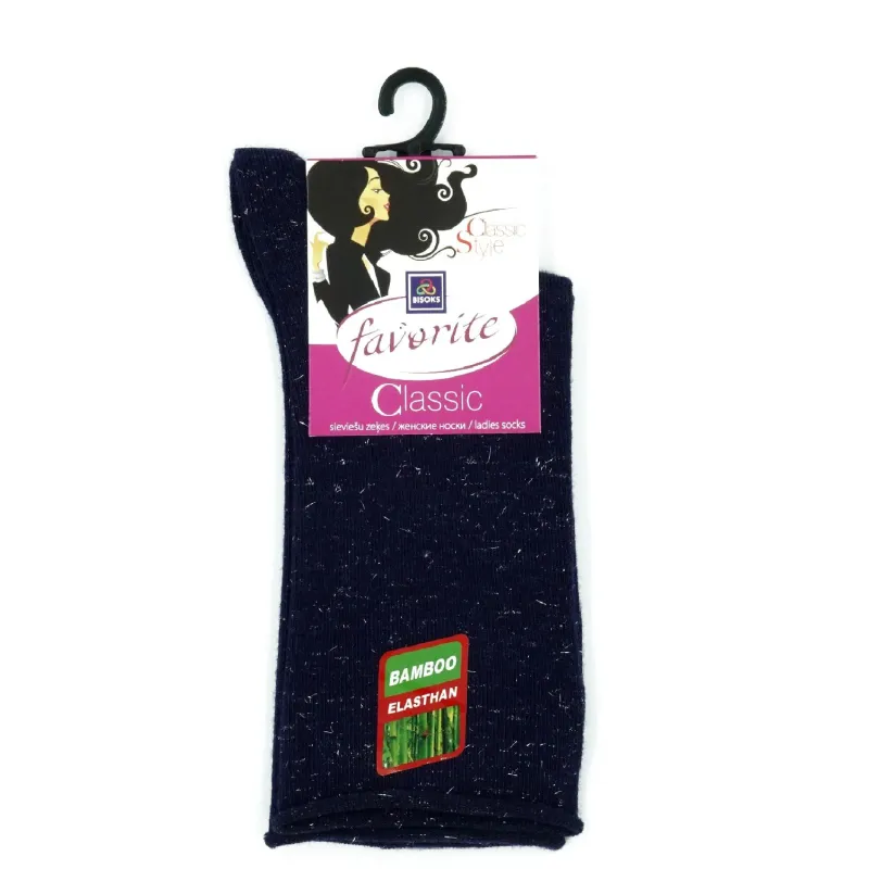 Sieviešu zeķes Bisoks, zila krās., 39-42