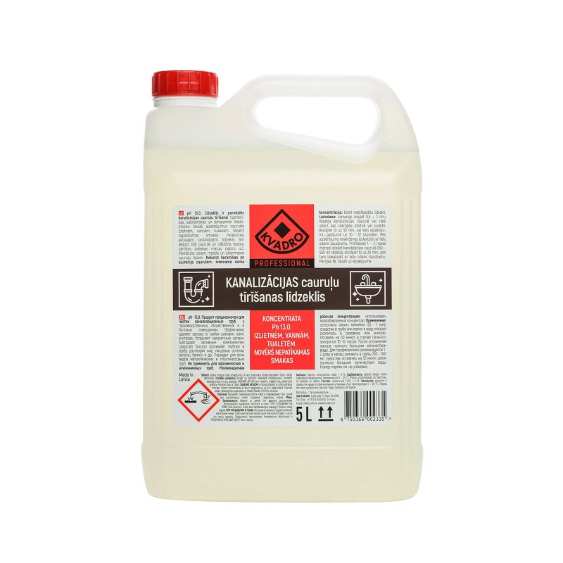 Tīr.līdz.kanalizācijas caurulēm 5l