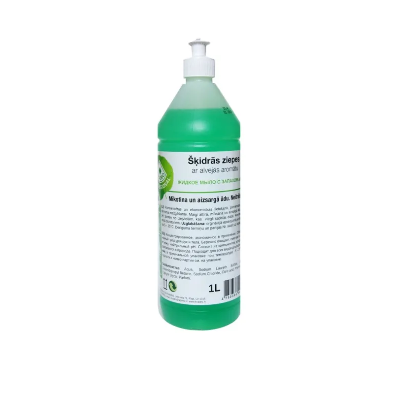 Šķidrās ziepes Kvadro Aloe Aroma, 1000 ml