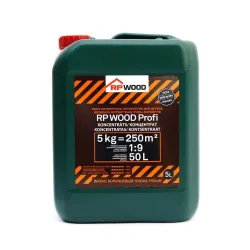Antiseptisk RP WOOD Profi, brūna krās., 5 l