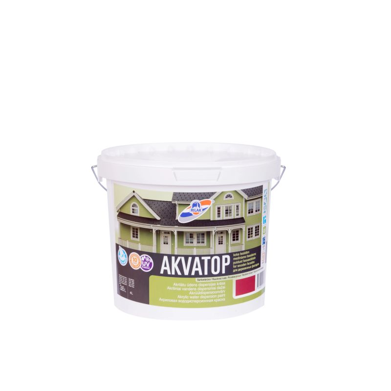 Krāsa akvatop kastaņbrūna 3.6l