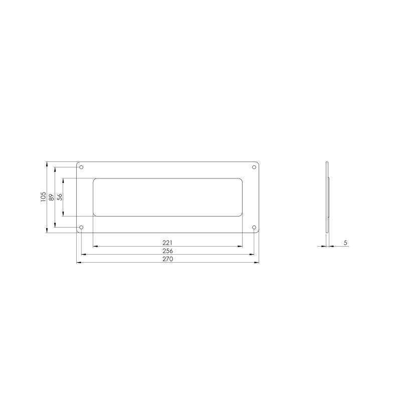 Flancis kf25 220x55mm europlast