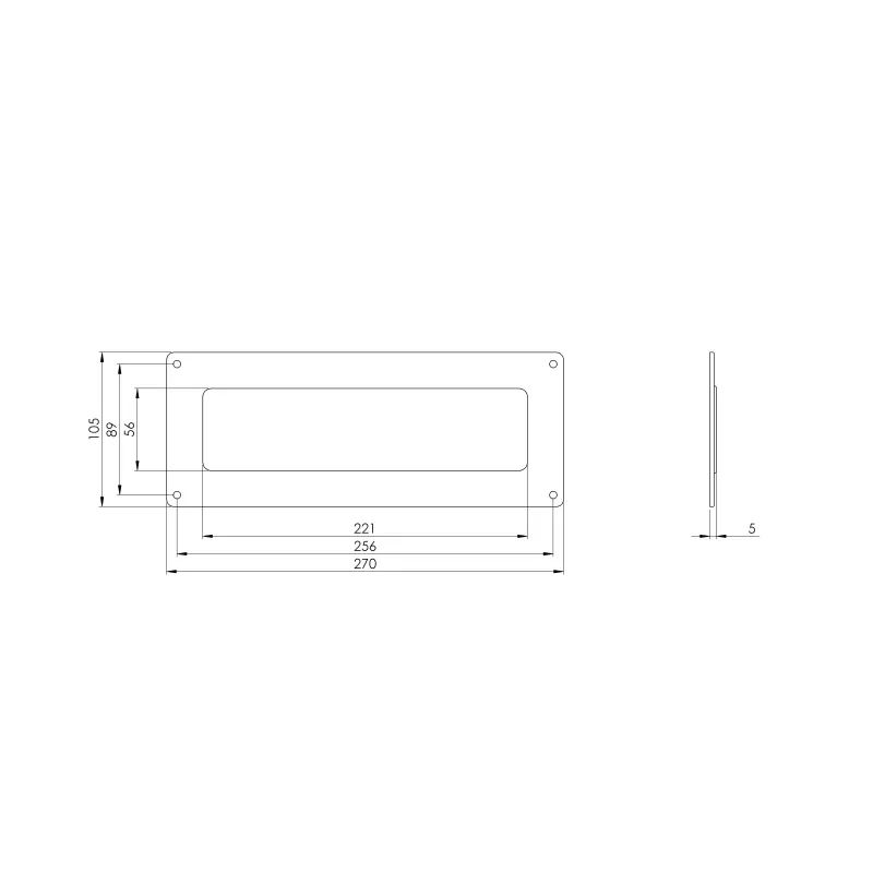 Atloks Europlast KF25, plastmasa, 22 x 5.5 cm