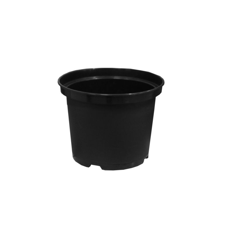 Podiņi apaļie melnie 19cm 3.6L