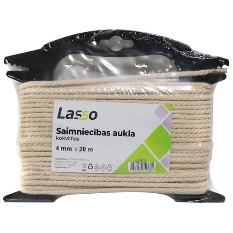 Aukla saimniecības 4mm 20m kokvilna