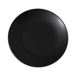 Šķīvis deserta 20cm keramisks Trone, matēts melns