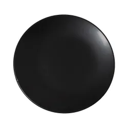 Šķīvis deserta 20cm keramisks Trone, matēts melns