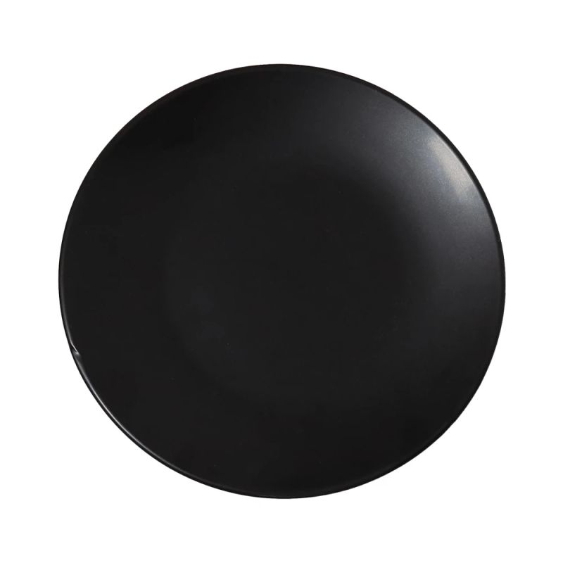 Šķīvis deserta 20cm keramisks Trone, matēts melns