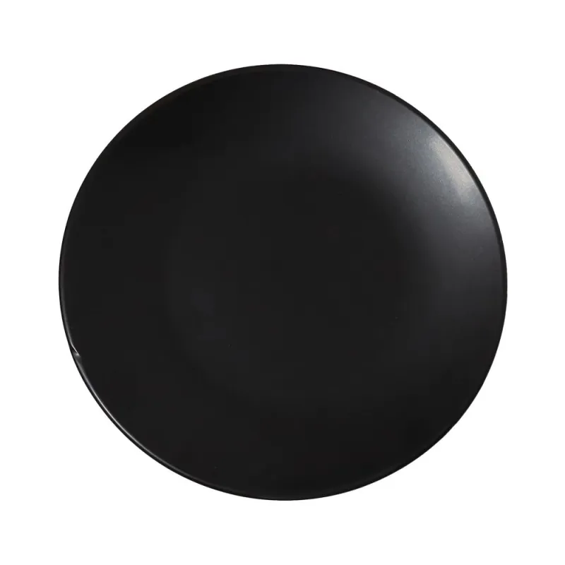 Šķīvis deserta 20cm keramisks Trone, matēts melns