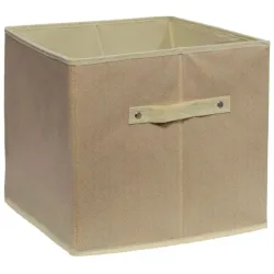 Uzglabāšanas kaste 31x31x31cm bez vāka, bēša