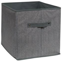 Uzglabāšanas kaste 31x31x31cm bez vāka, pelēka