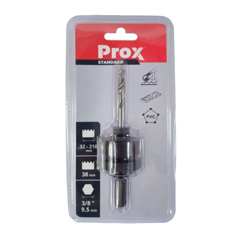 Turētājs Bi-metal kroņurbjiem 32-210mm kāts sešk. 9.5mm