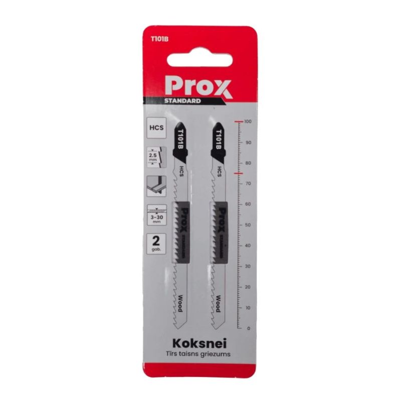 Figūrzāģa asmeņi Prox koksnei T101B 2gab. HCS SK5