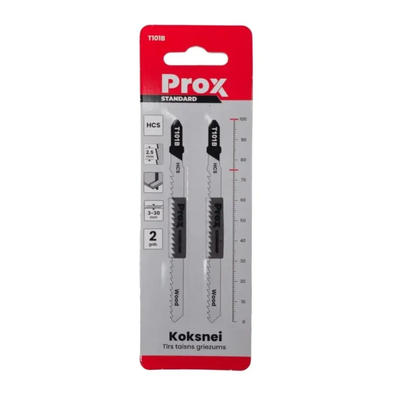 Figūrzāģa asmeņi Prox koksnei T101B 2gab. HCS SK5