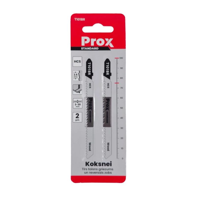 Figūrzāģa asmeņi Prox koksnei T101BR 2gab. HCS SK5