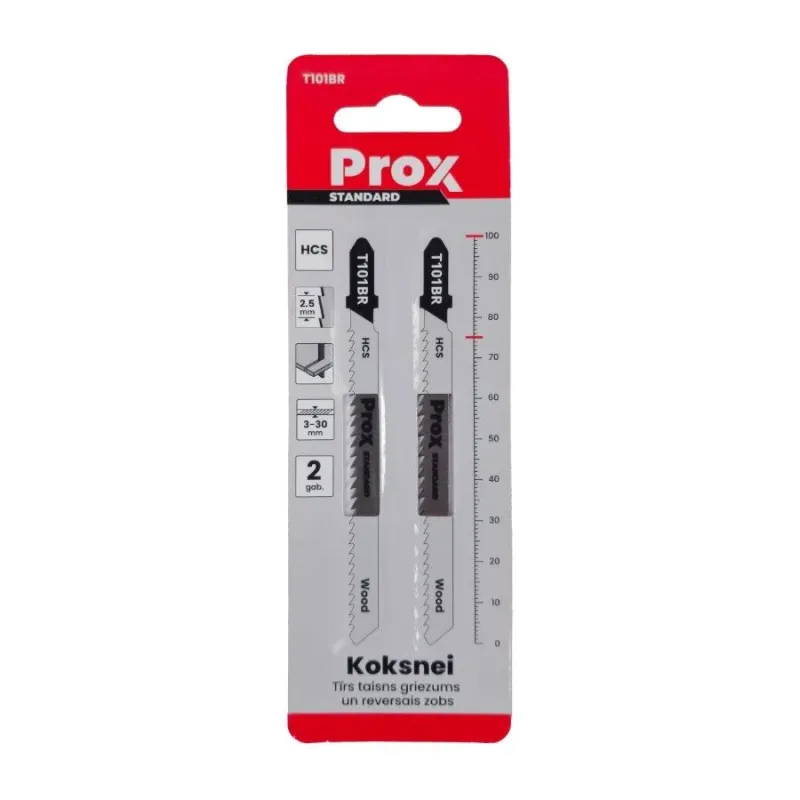 Figūrzāģa asmeņi Prox koksnei T101BR 2gab. HCS SK5