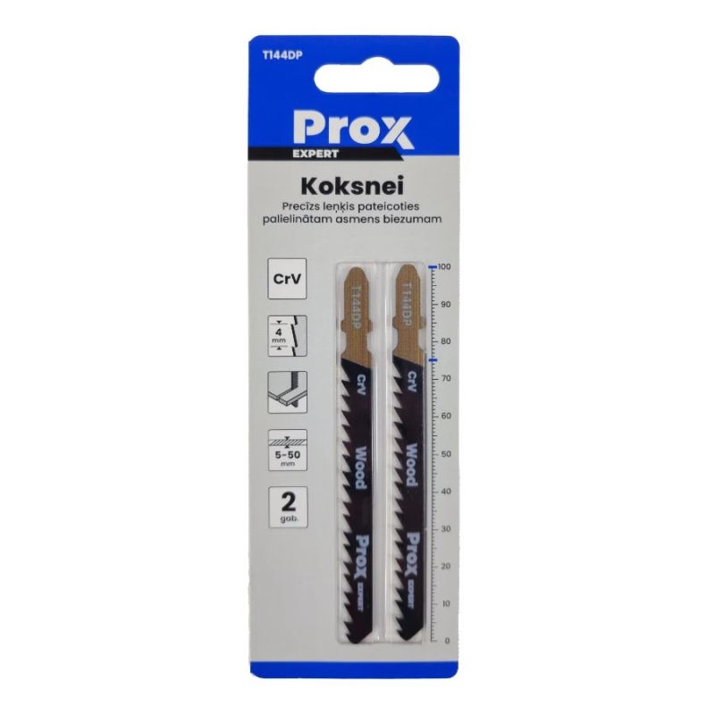 Figūrzāģa asmeņi Prox Expert koksnei T144DP 2gab. CrV
