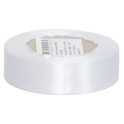 Dāvanu lenta satīna 1.8x1500cm, balta