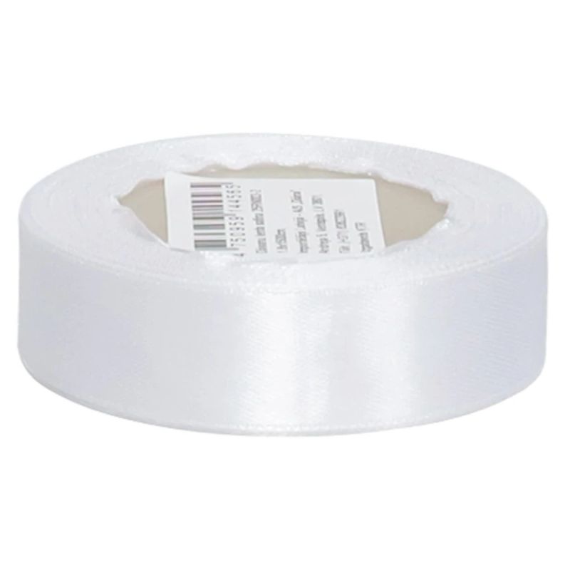 Dāvanu lenta satīna 1.8x1500cm, balta