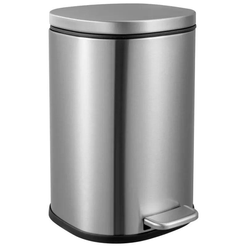 Pedāļspainis 5L hromēts, ar soft close vāku