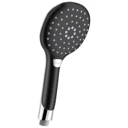 Dušas klausule AB 3 režīmi, hromēta-melna