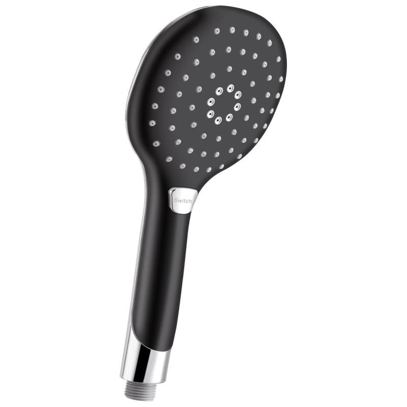 Dušas klausule AB 3 režīmi, hromēta-melna