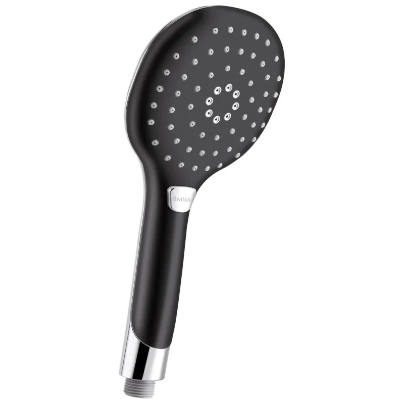 Dušas klausule AB 3 režīmi, hromēta-melna