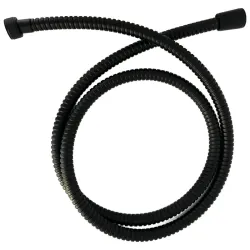 Dušas pievads AB Stainless Steel 200cm, melns