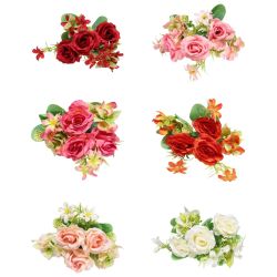 Mākslīgais ziedu pušķis, dažādi veidi